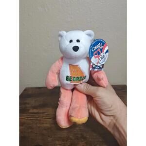2001 Limited Treasures Georgia State Quarter Bear Collectible Plush